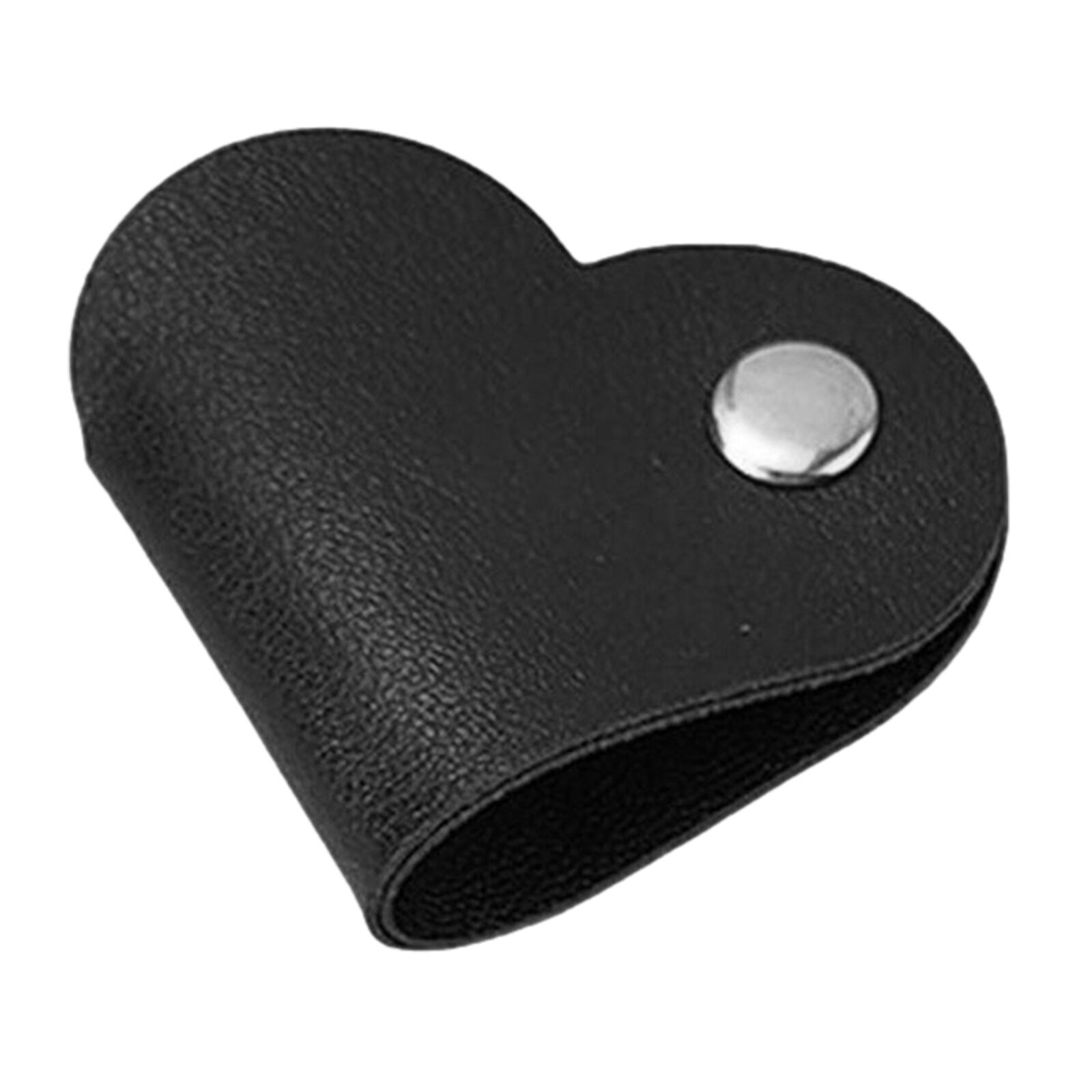Cute Heart Cord Organizer Portable PU Leather Heart Styling Cable Organizer 