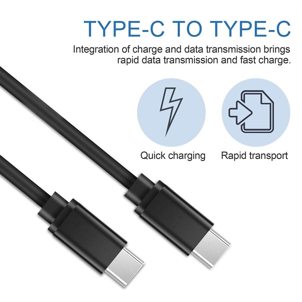 OmiLik 100W 5ft Type-C to USB-C FAST Charger Cable Cord For Lenovo Tab M7 M8