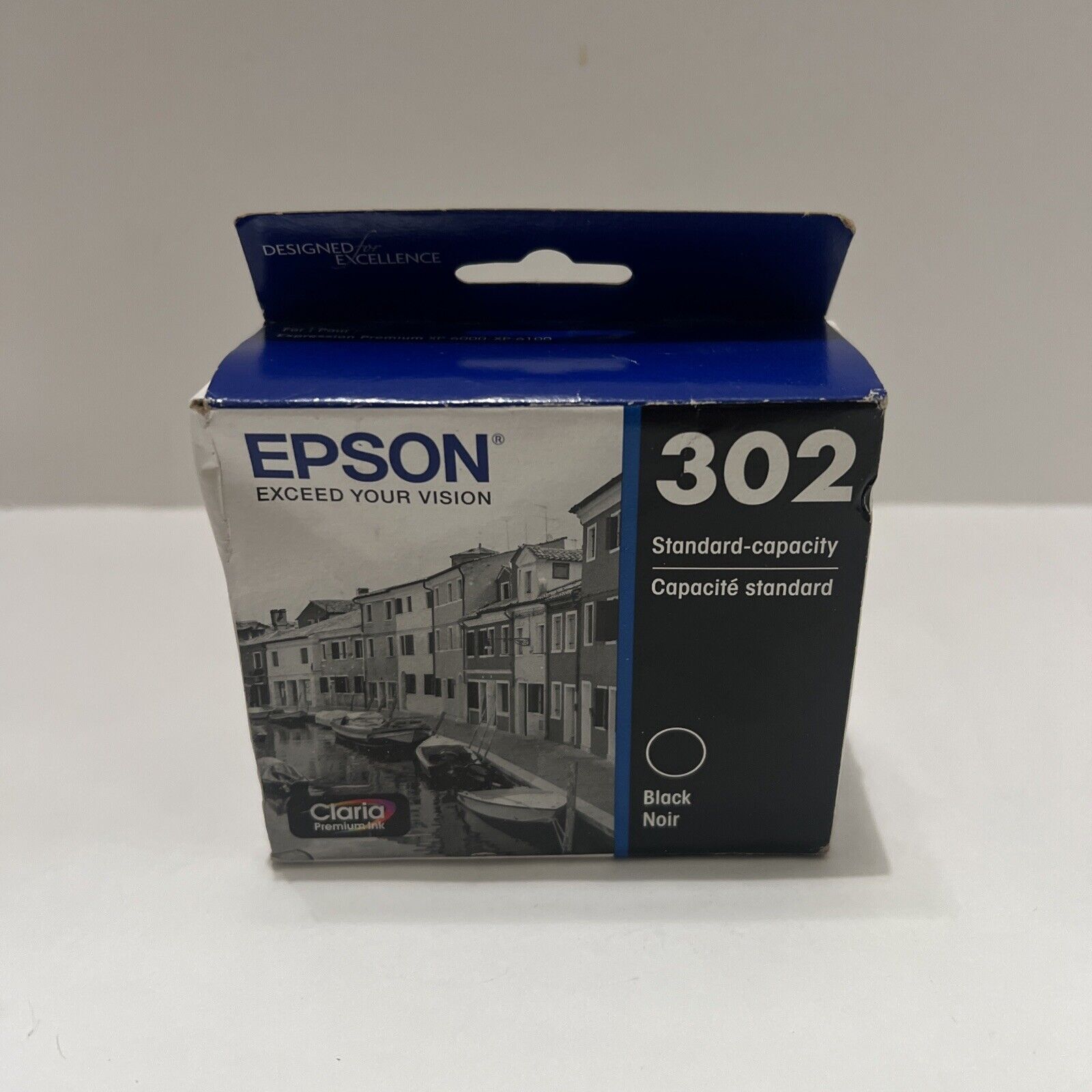 New Epson 302 Claria Black Ink Cartridge, (T302020-S) EXP  05/2024 New Sealed