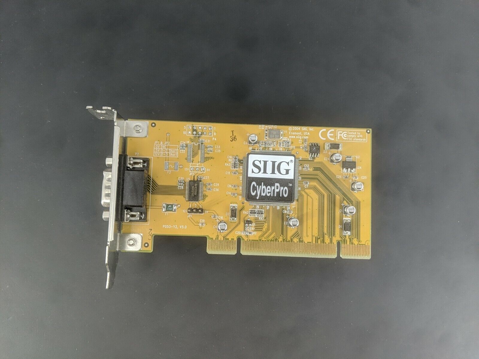 SIIG LP-P10011 Low Profile Serial Adapter Card PCI LPP10011