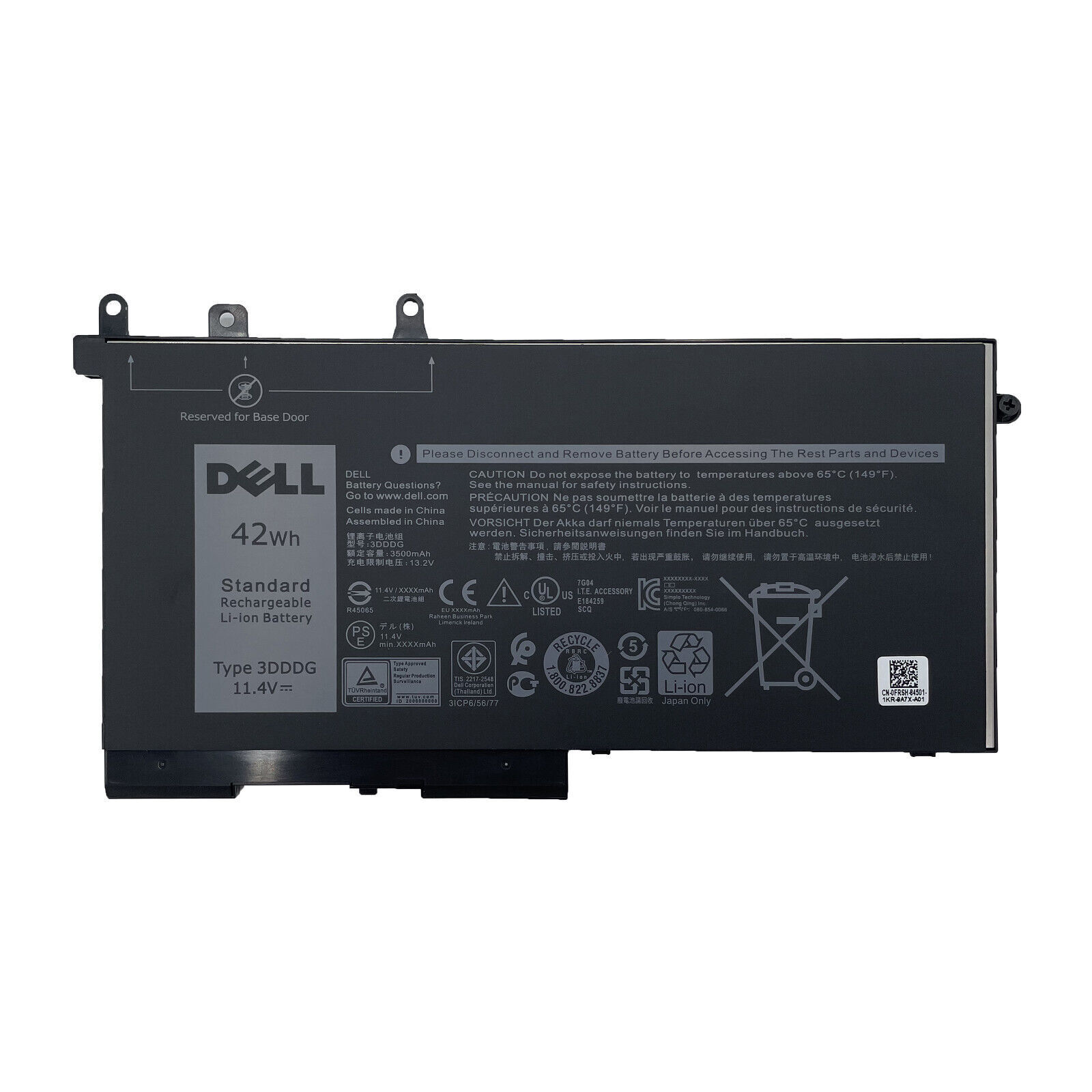 Genuine 42Wh 3DDDG attery For Dell Latitude 5280 5288 5290 5480 5488 5490 5590