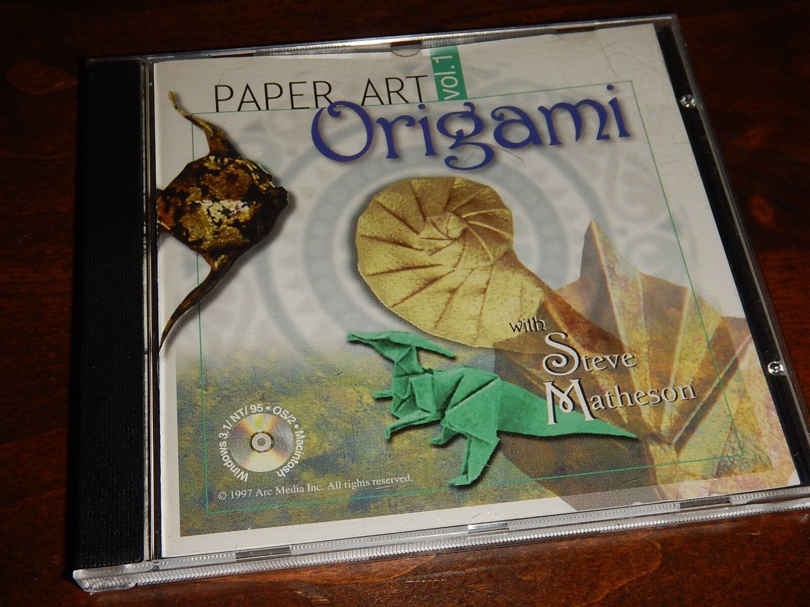 Paper Art Vol 1 ORIGAMI on CD-ROM for PC/MAC Steve Matheson 1997