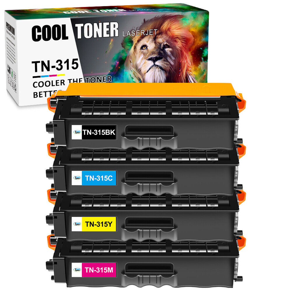 4PK TN315 Toner Cartridge For Brother TN-315 HL-4570CDW MFC-9970CDW MFC-9560CDW