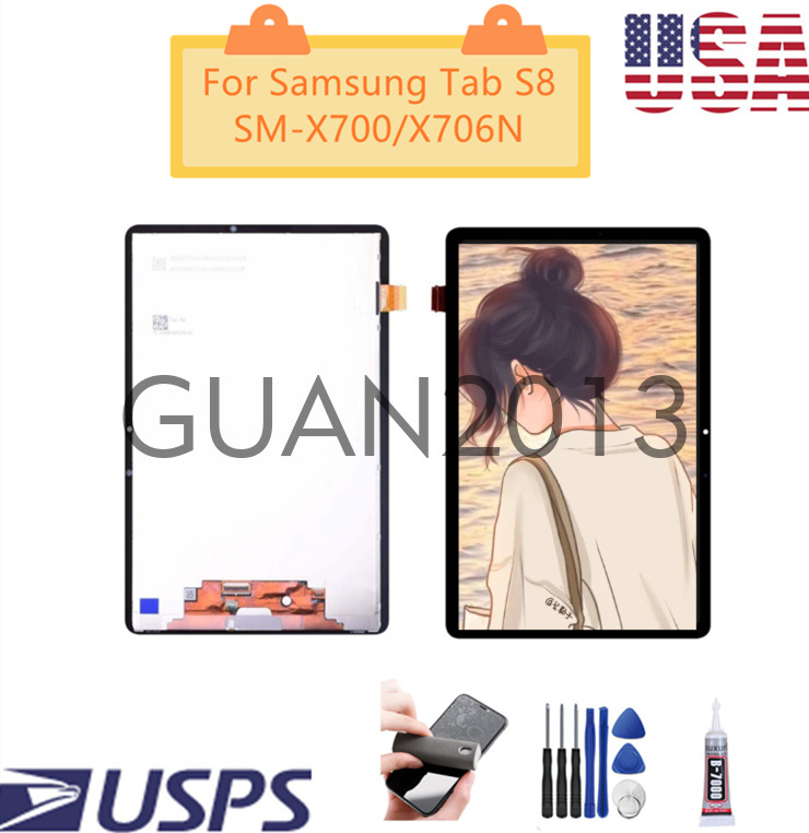 WOW For Samsung Galaxy Tab S8 SM-X700 X706 X706B X706U LCD Display Touch Screen