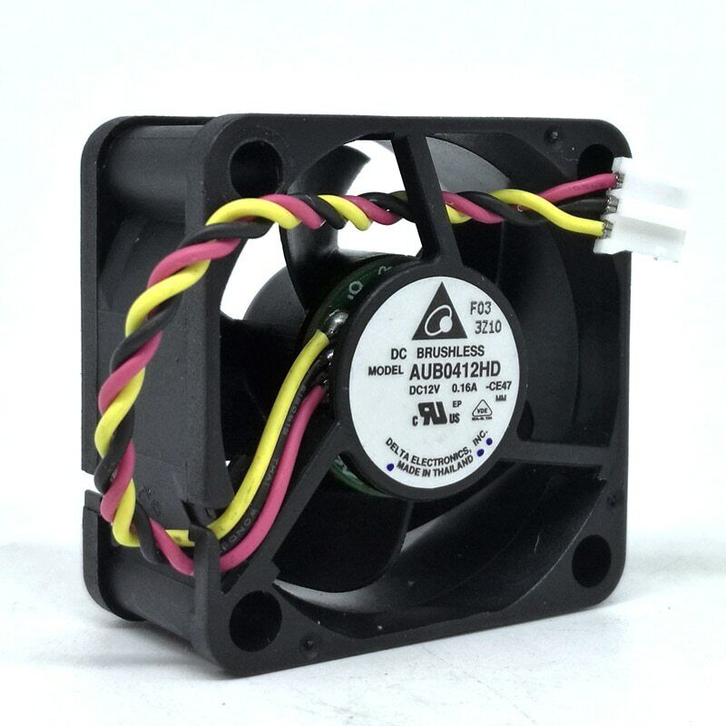 1PC  3-Pin computer chassis power cooling fan  AUB0412HD 4cm 4020 DC 12V 0.16A