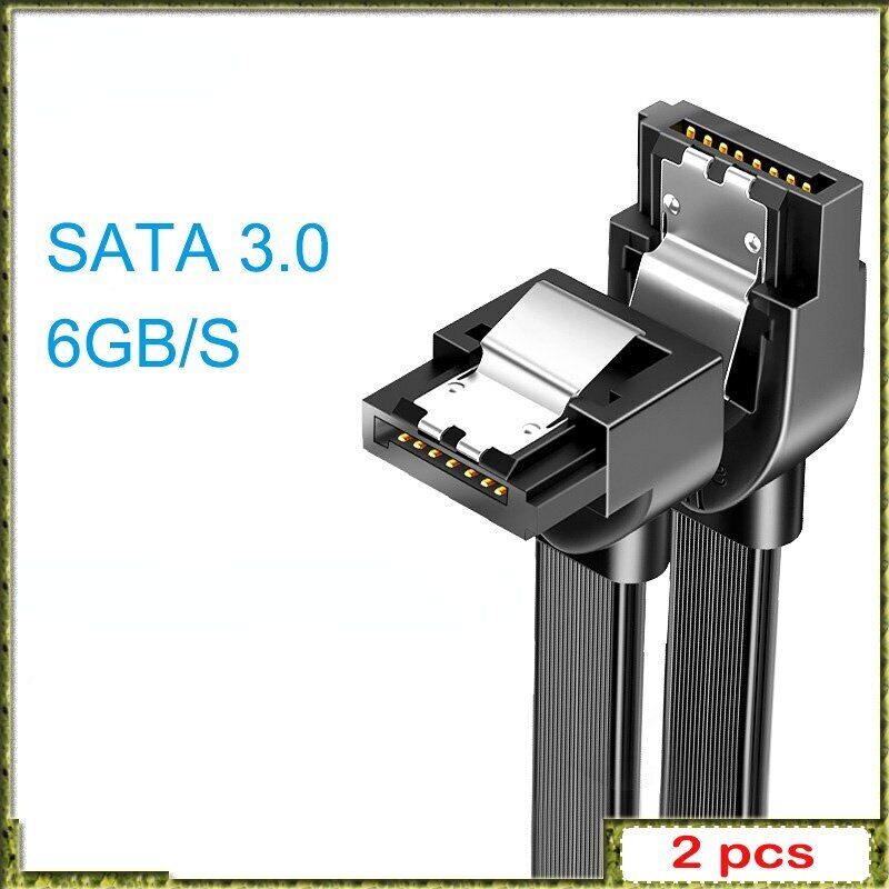 2pcs SATA 3.0 III Data Cable To SSD HDD Hard Disk Drive Cord Sata3 6Gb/s for MSI