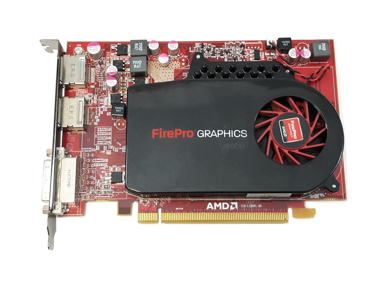 Dell AMD FirePro V4900 1GB GDDR5 2-DP & 1-DVI Video Graphics Card 0C8MR2 C8MR2