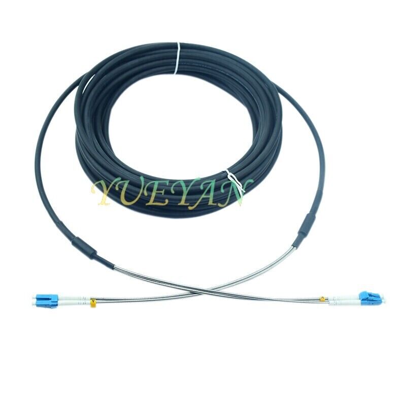 300M Outdoor Field Fiber Patch Cord  LC to LC  LC-LC SM  9/125  Duplex DHL Free