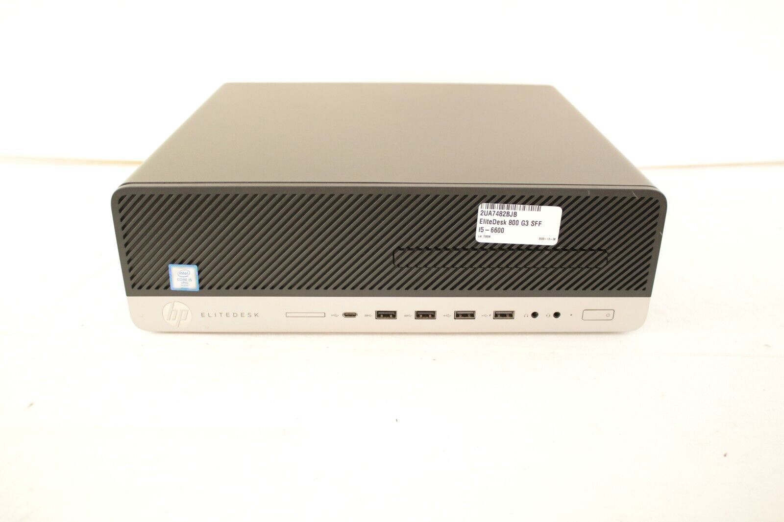 HP EliteDesk 800 G3 SFF w/ Core i5-6600 CPU - 16GB RAM - No HDD/SSD or OS