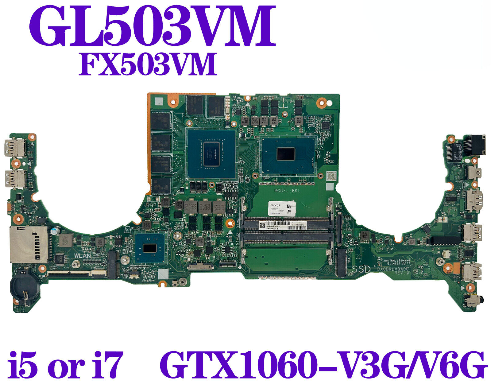 For ASUS ROG Strix GL503VM GL503VMF FX503VM S5AM Laptop Motherboard