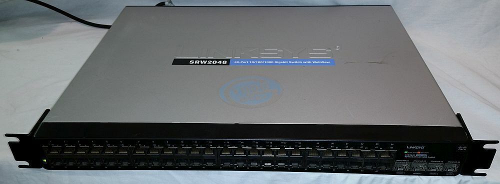 Cisco Linksys SRW2048 48-Port 10/100/1000 Gigabit Switch