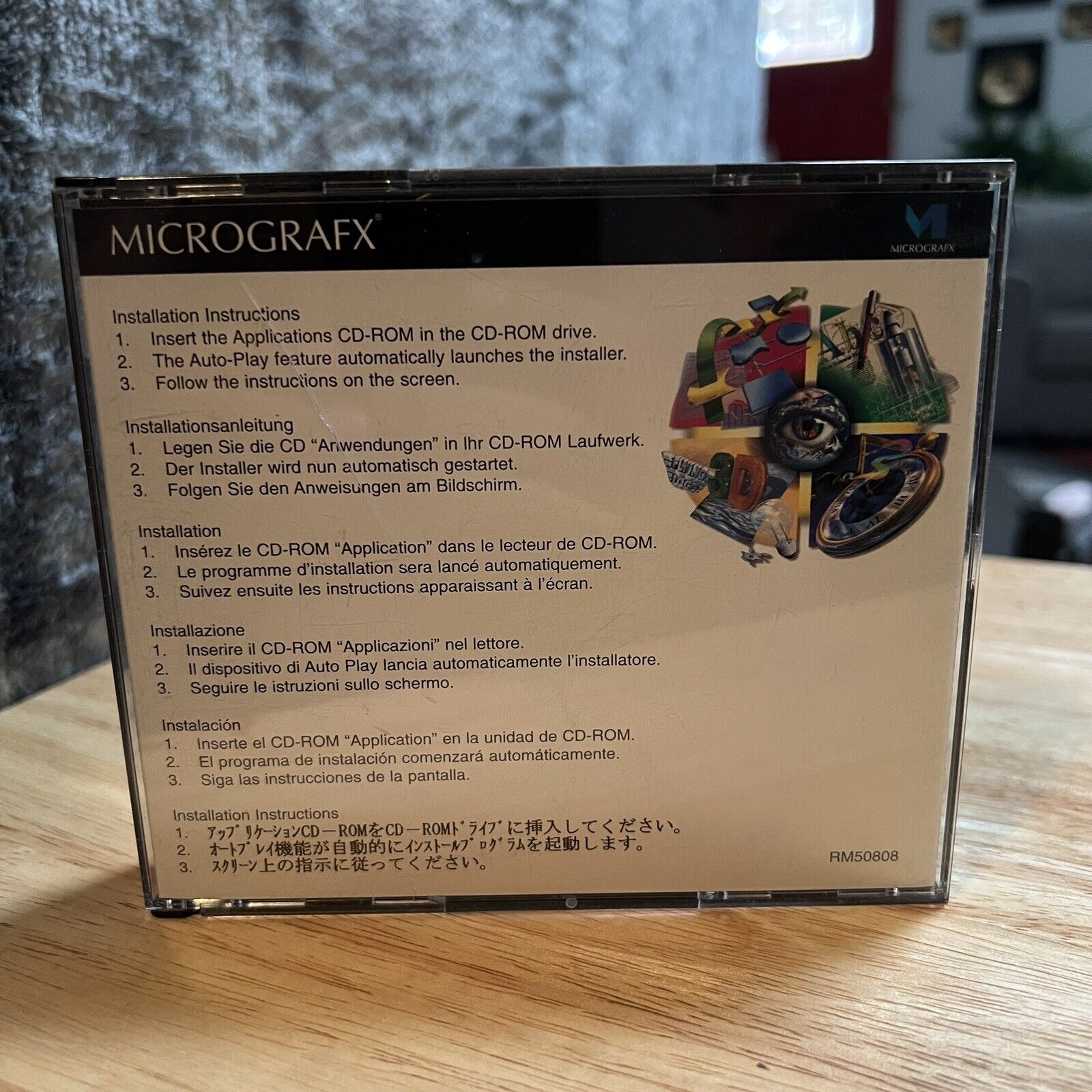 Vintage MICROGRAFX Graphics Suite: 4x Disc , Case - For Windows