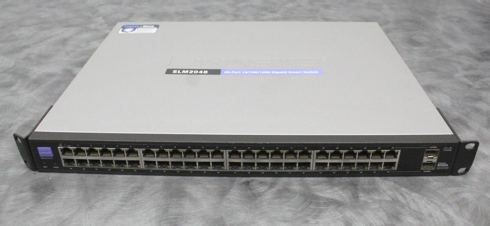 Cisco Linksys SLM2048 Business Series 48 Port 10/100/1000 Gigabit Smart Switch
