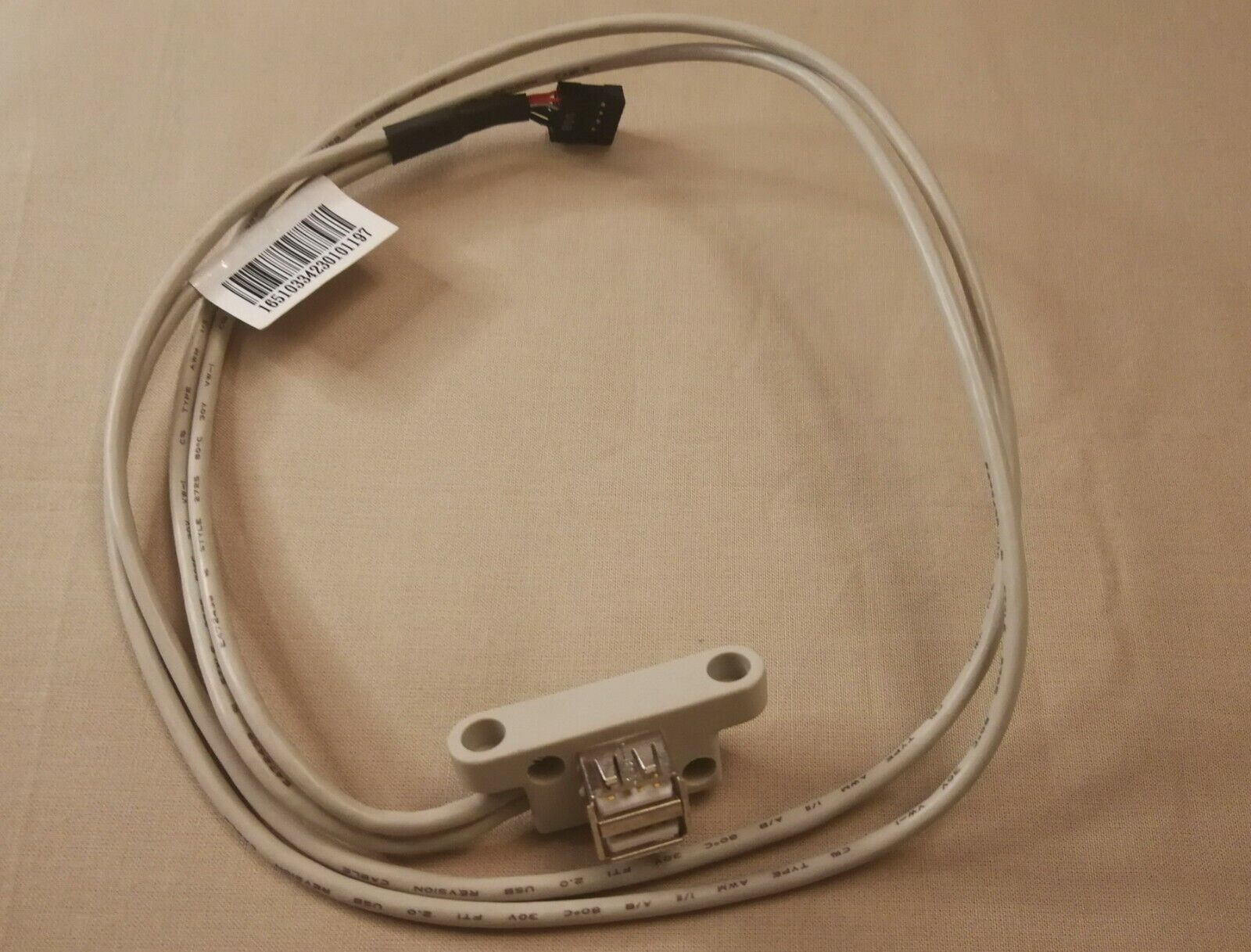 New USB2.0 cable replacement 26H03342301B0 for Chenbro RM423/RM413 chassis, 1 pc