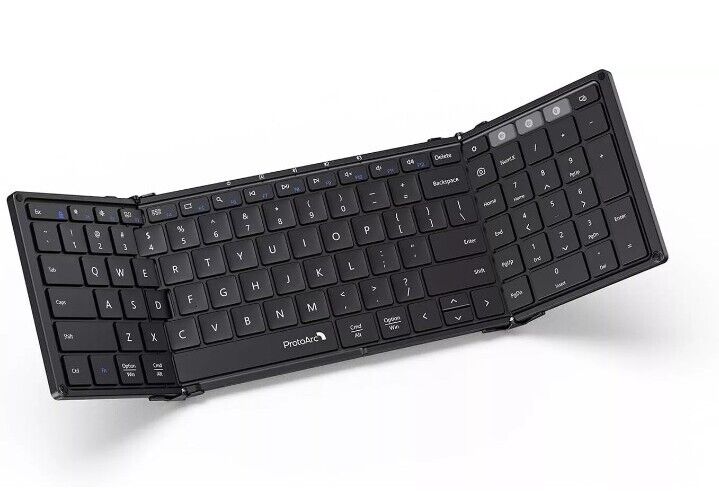 Brand New ProtoArc XK01 Foldable Portable Bluetooth Keyboard - Grey 202