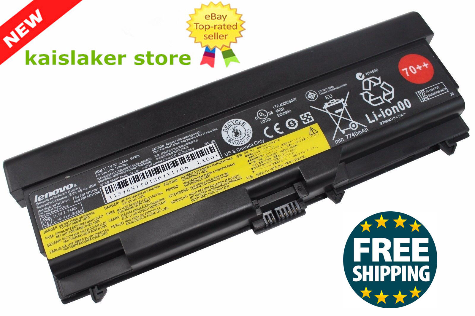 Genuine 9Cell 0A36303 Battery For Len ovo ThinkPad T430 T530 W530 L430 L530 70++