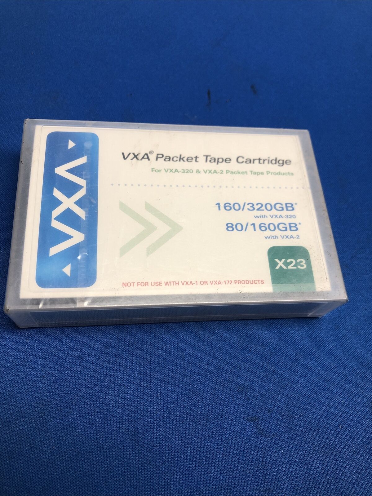 EXABYTE VXA PACKET TAPE CARTRIDGE 80/160GB -160/320GB  X23