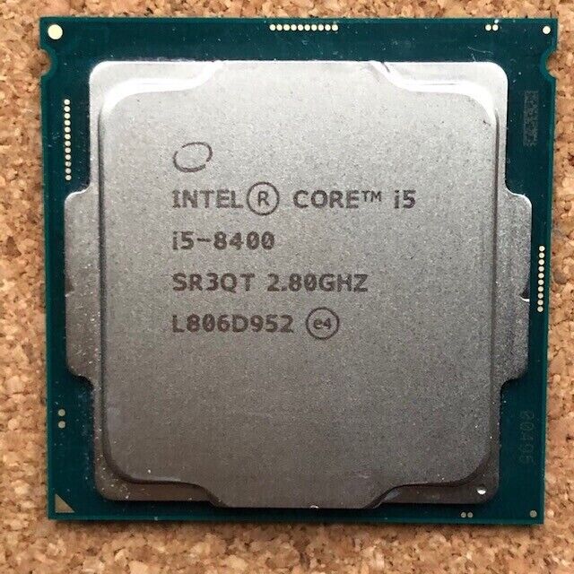 Intel Core i5-8400 2.8GHz 8 GT/s LGA 1151 desktop SR3QT CPU processor i5-8400
