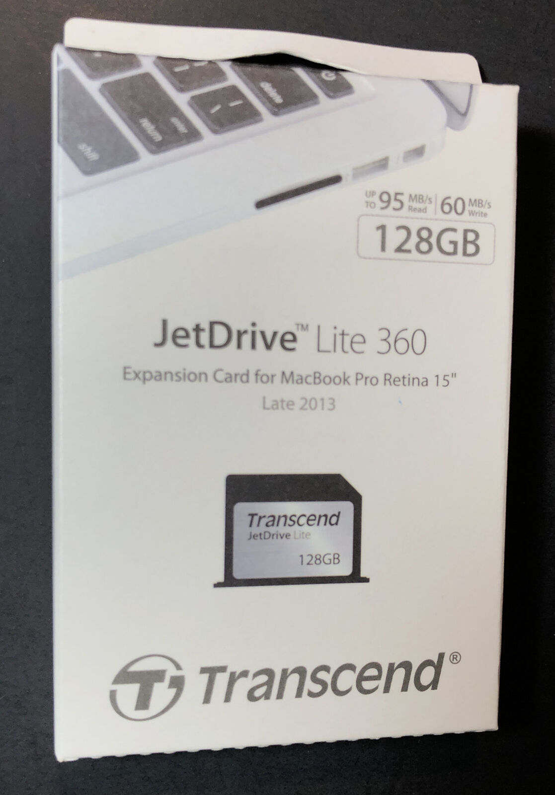 Transcend JetDrive Lite 360 128GB Expansion Card for MacBook Pro Retina 15'' NEW
