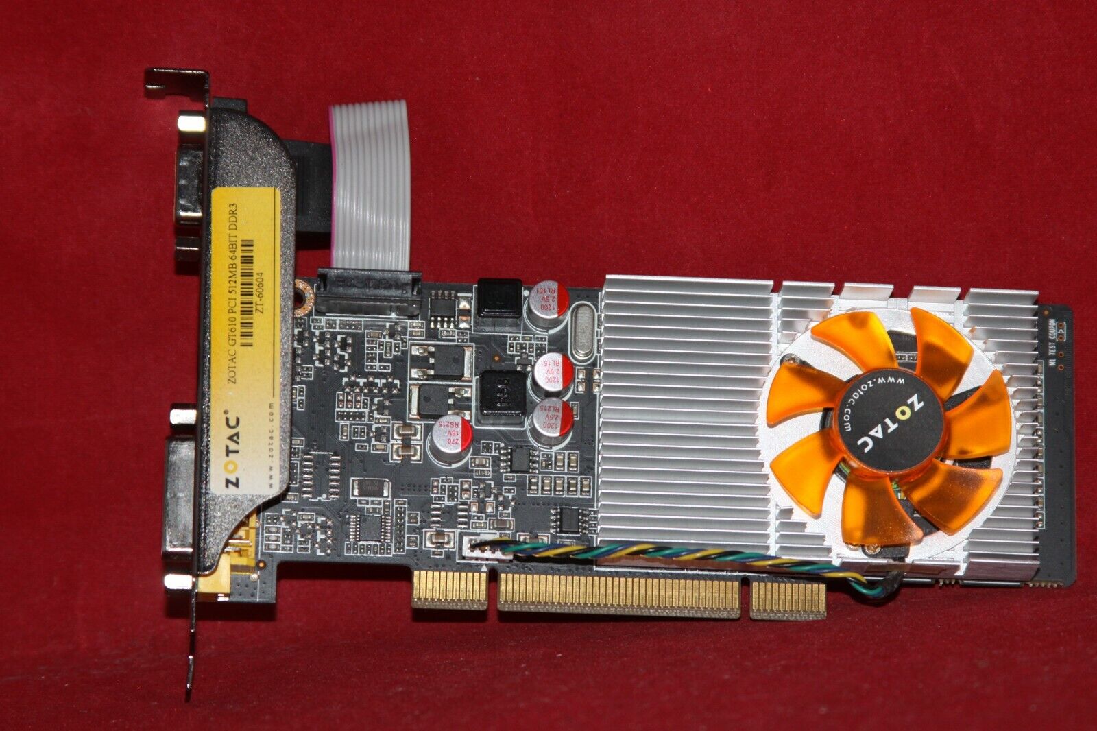 Zotac Nvidia GeForce GT 610 512MB 64BIT DDR3 PCI Graphics Card. (ZT-60604)