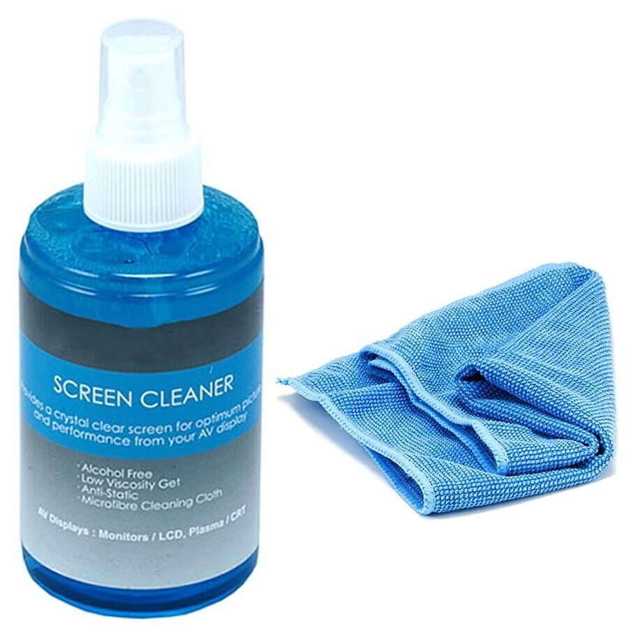 Screen Cleaner Cleaning Kit 200 ml LCD Plasma PC Laptop Tablet Monitor Display