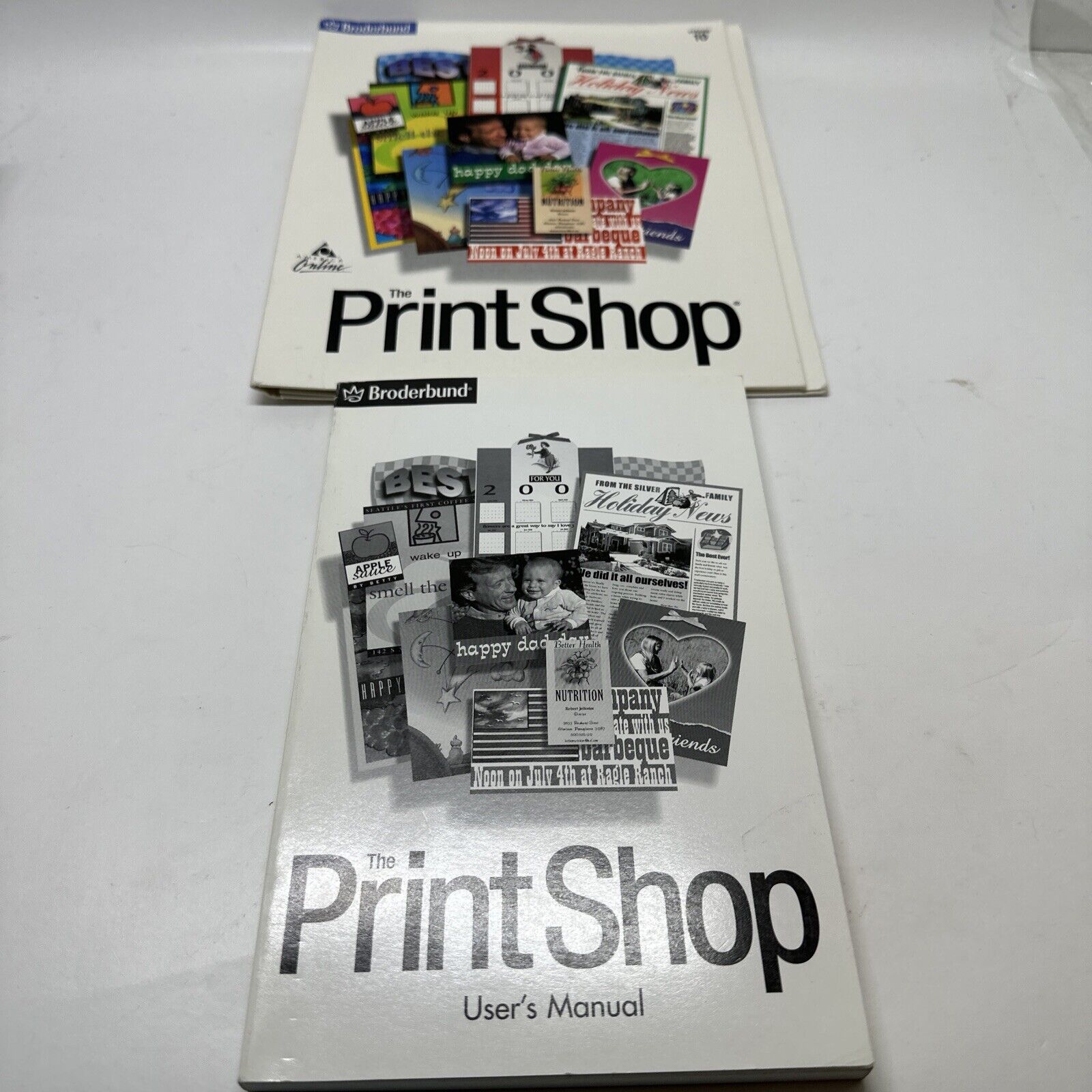 Vintage Printshop CD-ROMs (1998-99) W Manual Ver 10 Ra35