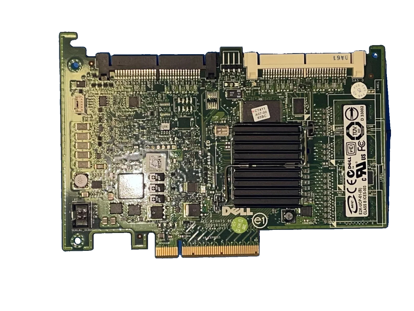 E2K-UCP-61 DELL POWEREDGE PERC 6/I SAS PCI-E RAID CONTROLLER 