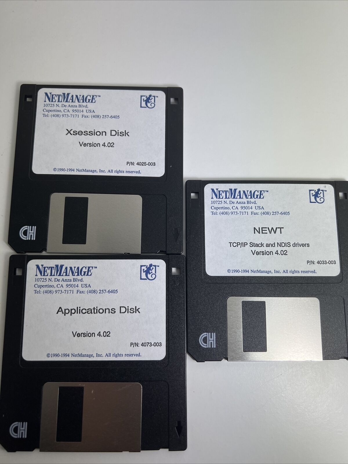 Set of Vintage 1994 NetMage 3 Floppy Disks