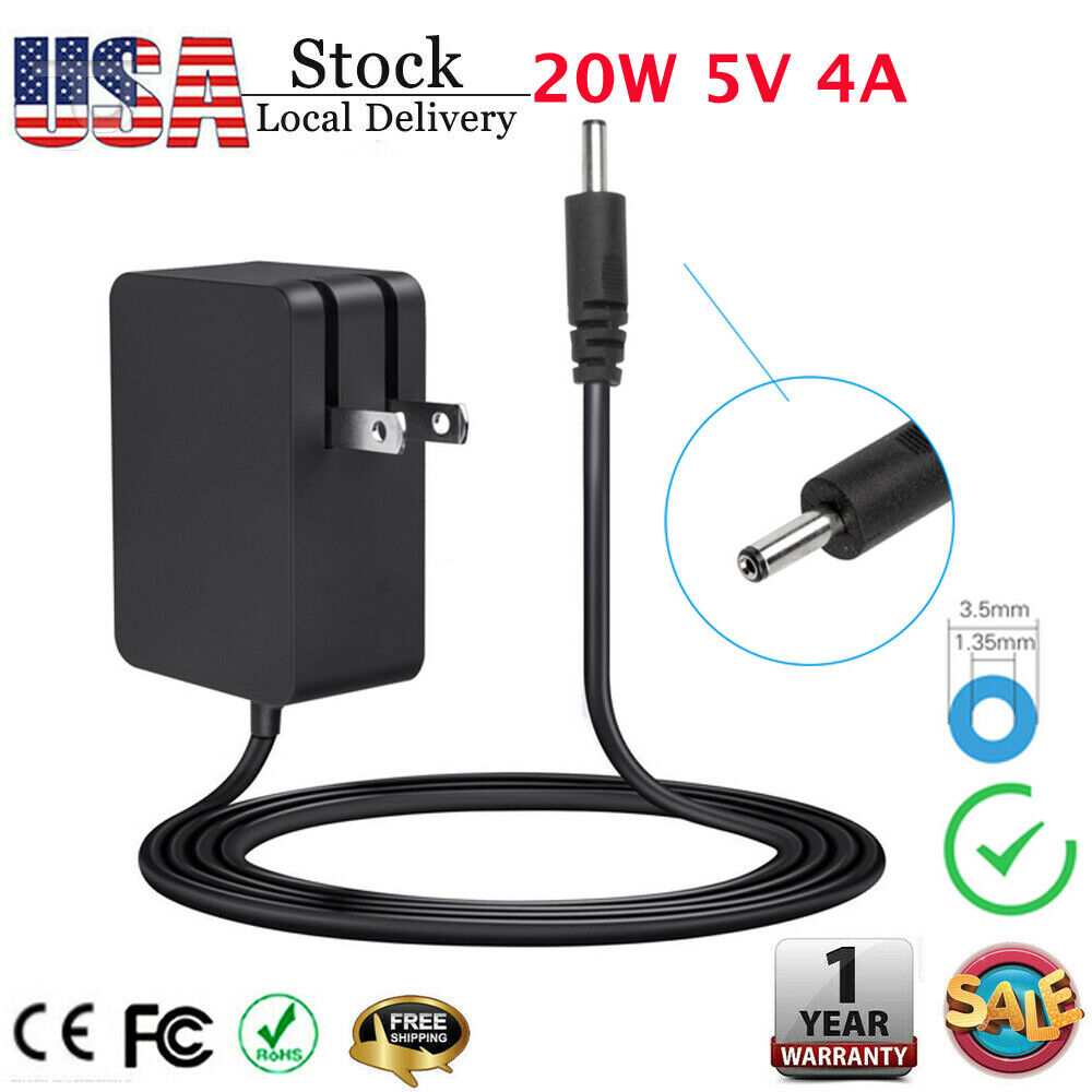 New 5V 4A 20W AC Adapter Charger for Lenovo Ideapad MIIX 310-10 Power Supply