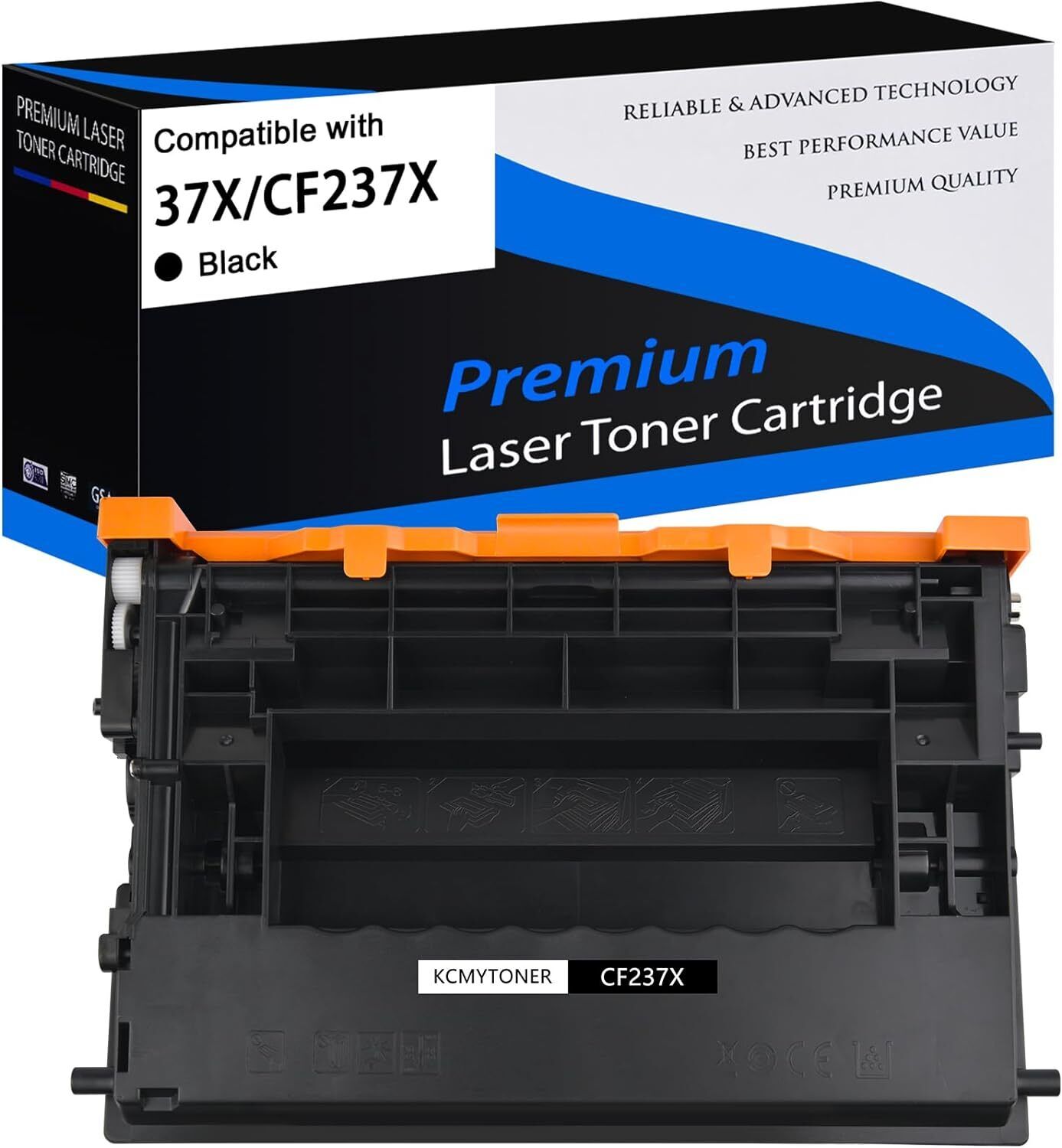 1PK CF237X 37X High-yield Toner Cartridge For HP LaserJet M607dn M607n M608dn  