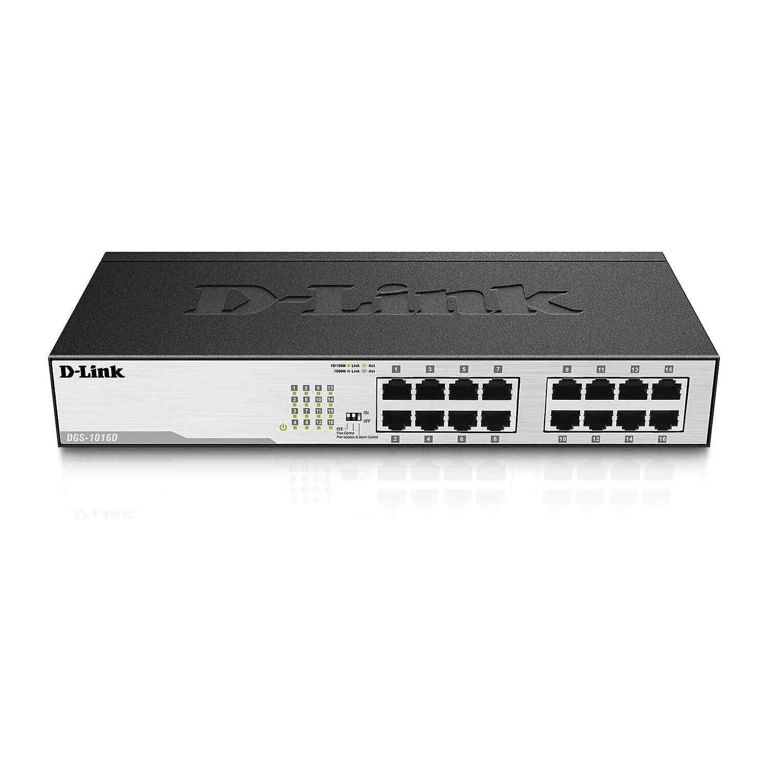 D-Link (DGS1016D) 16-Port 10/100/1000 Rack mountable Switch DGS-1016D