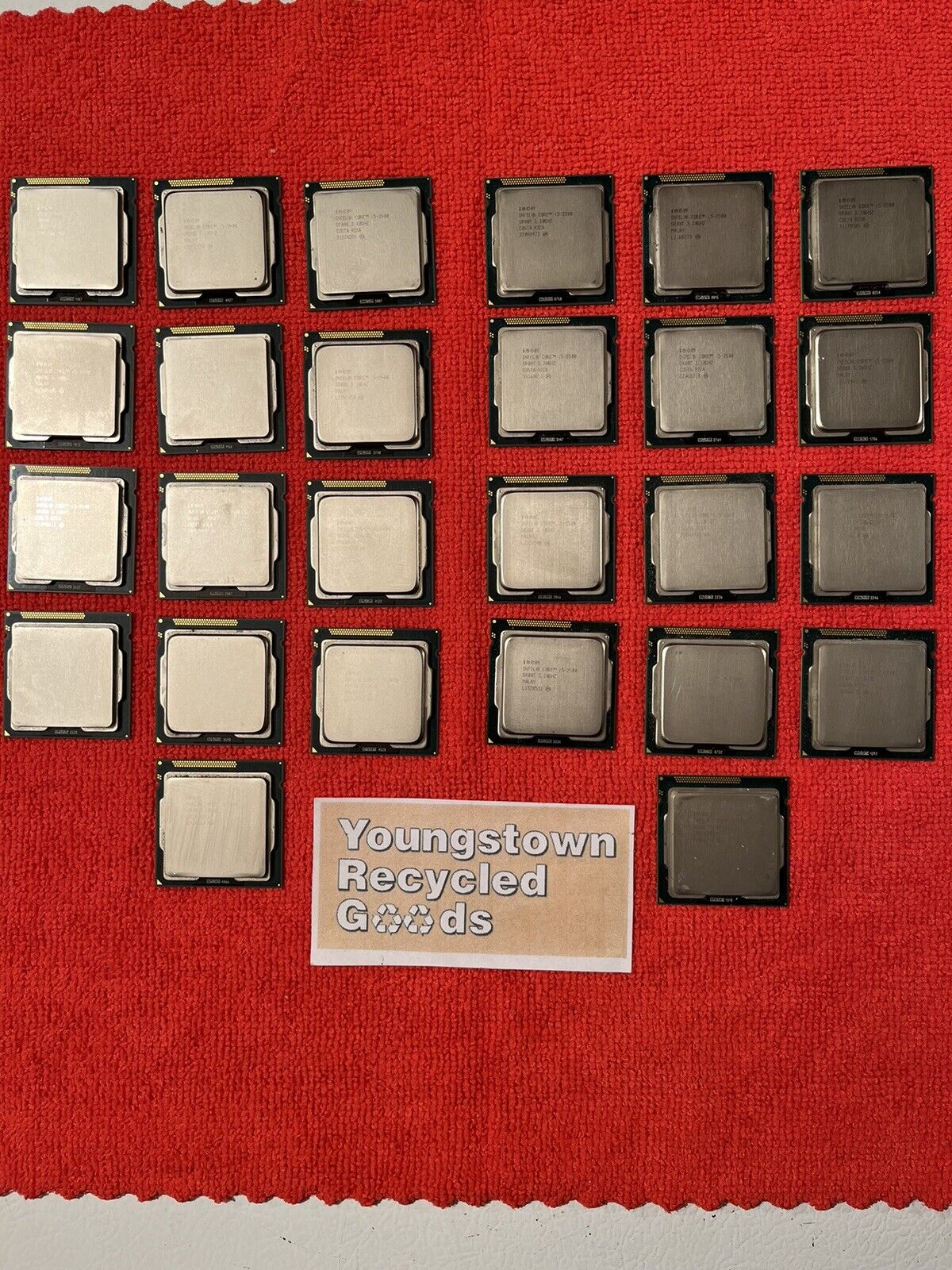 LOT OF 26 INTEL CORE i5 CPUs i5-2500 i5-2400
