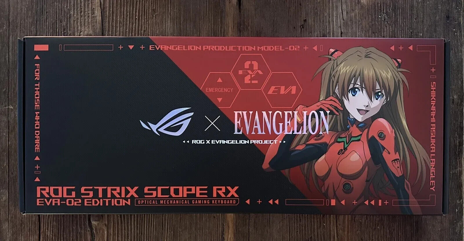 ASUS Evangelion ROG Strix Scope RX EVA-02 Edition RED Optical Switches Keyboard