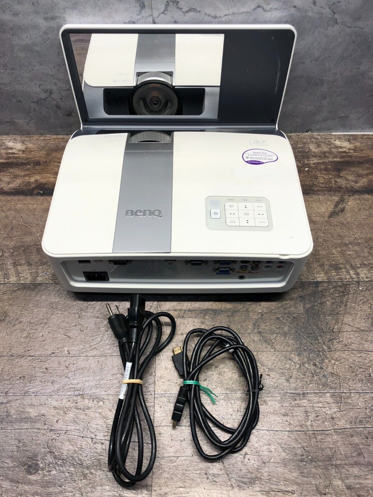 Lot of 2 BenQ MW851UST Ultra-Short Throw Projector w/lamp READ *WORKING*