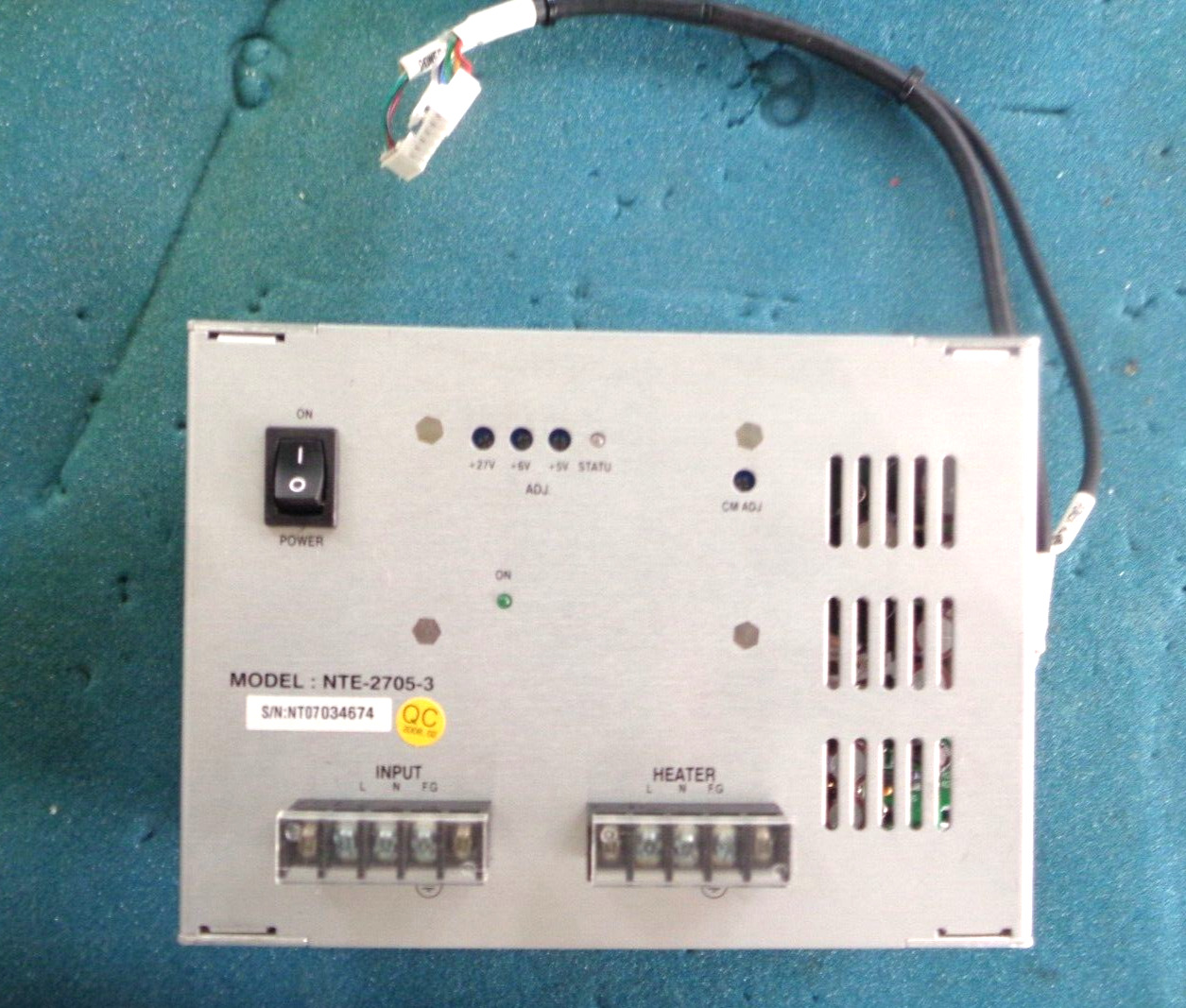 NTE-2705-3 Power Supply +5V +6V +27V 110/115VAC In,  +5V +6V +27VDC out
