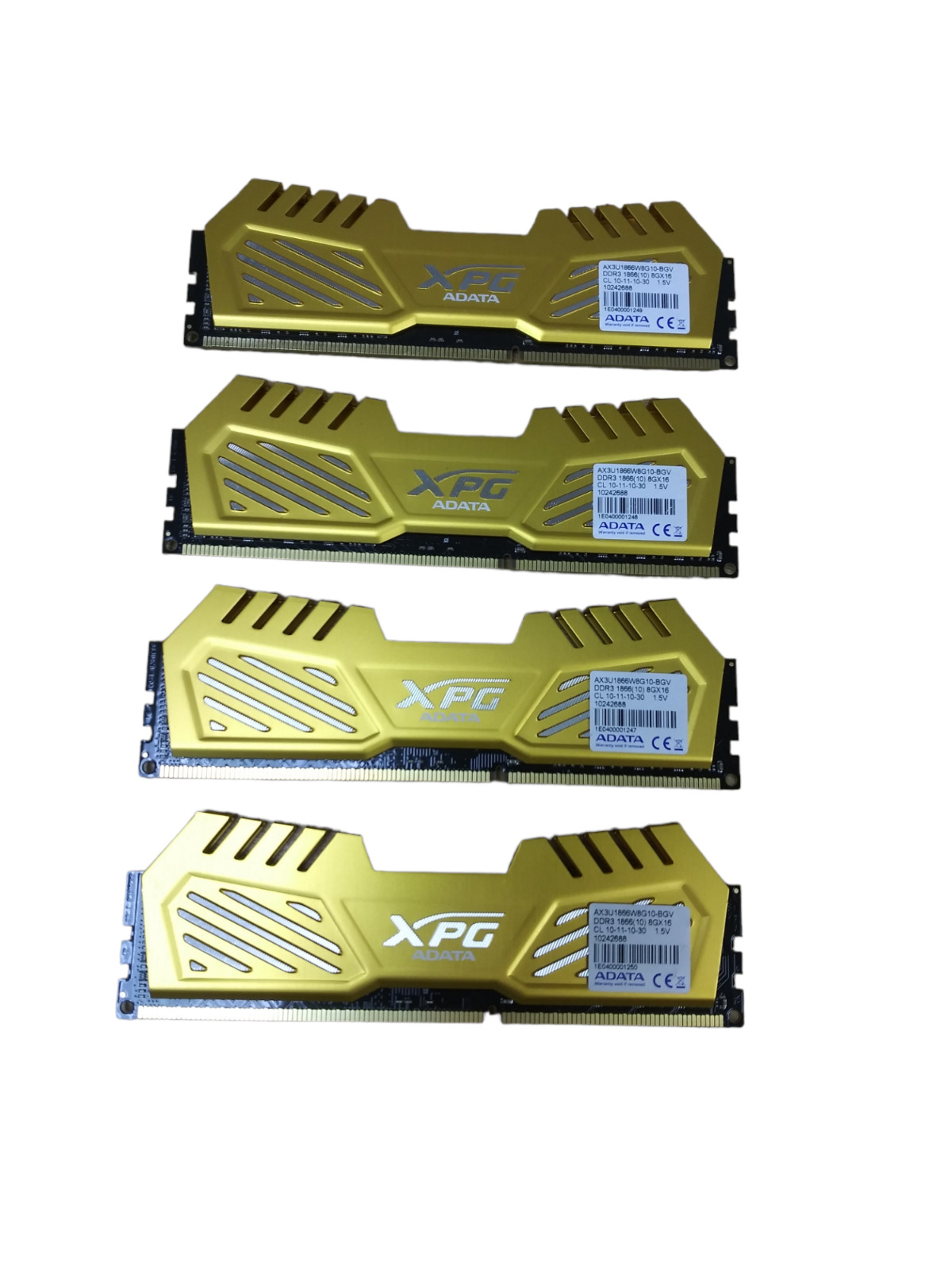 Adata XPG AX3U1866W8G10-BGV DDR3-1866 32GB 4x8GB kit Gaming Memory ram tested