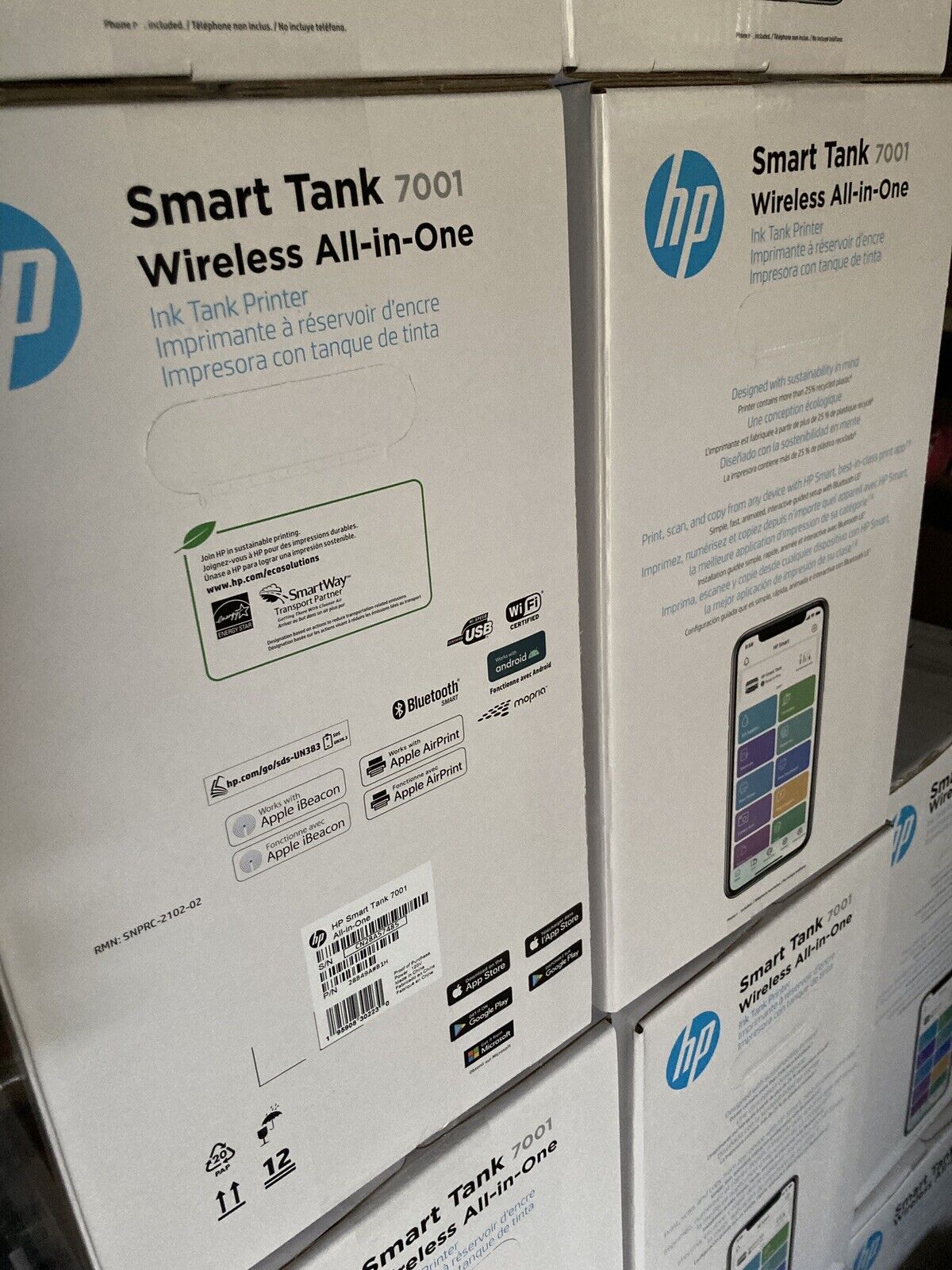 HP Smart Tank 7001 Color Inkjet All in One Printer (28B49-00001) Brand New