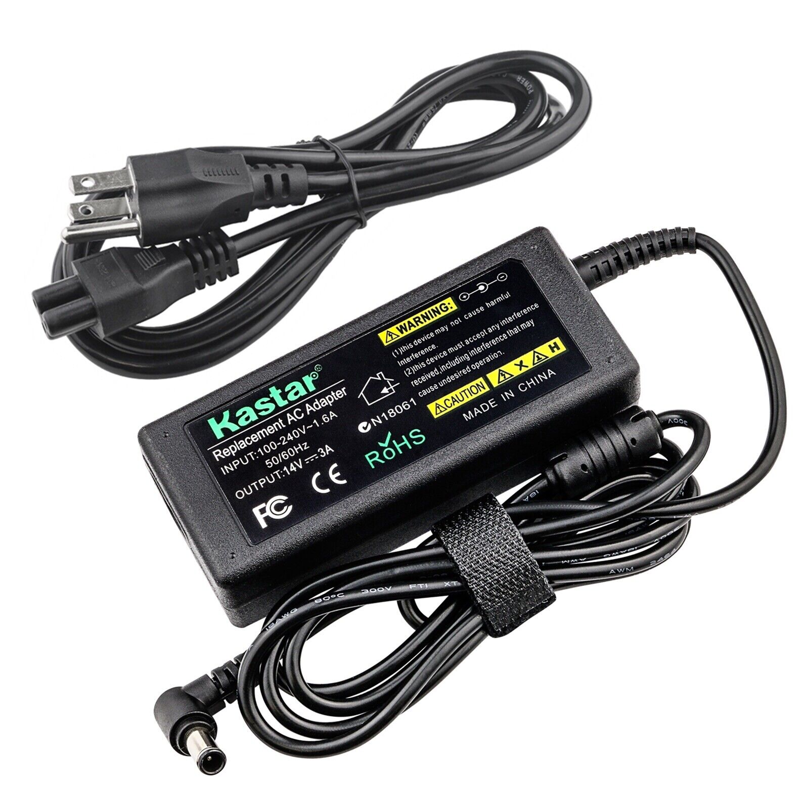 Kastar 14V 3A 42W AC Power Adapter Charger For Samsung AD-6314N T C BN44-00399B