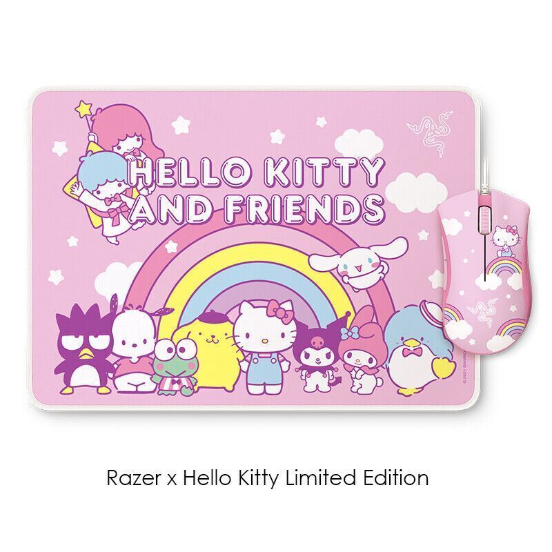 Razer x Sanrio Hello Kitty¹ DeathAdder Gaming Mouse and Mouse Pad Combo