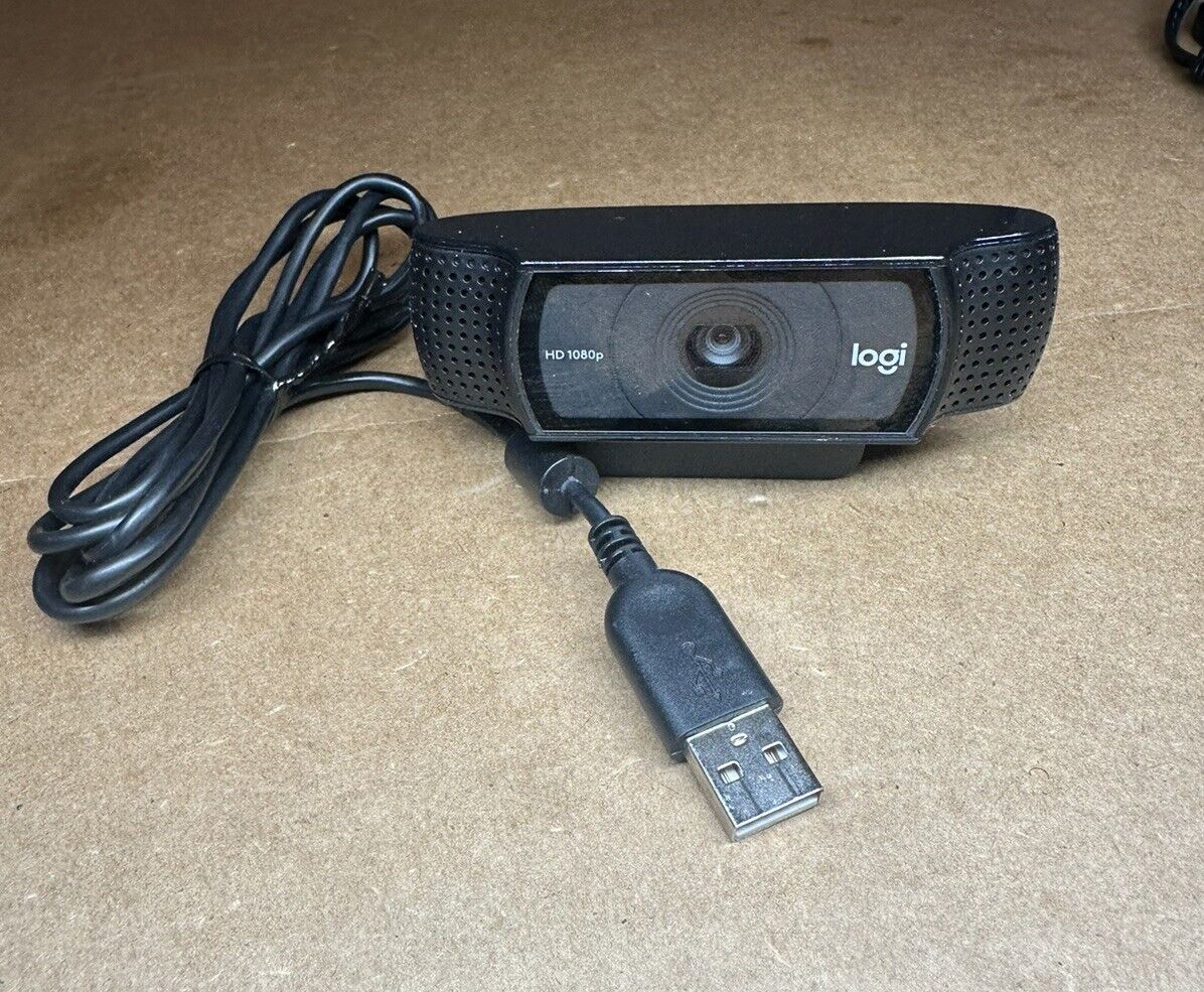 Used Logitech Logi HD 1080p USB Webcam Model No. V-U0028
