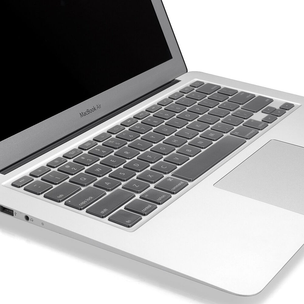 2pcs Premium Ultra Thin Keyboard Cover Silicone Skin (Macbook Air 11 11.6,Clear)