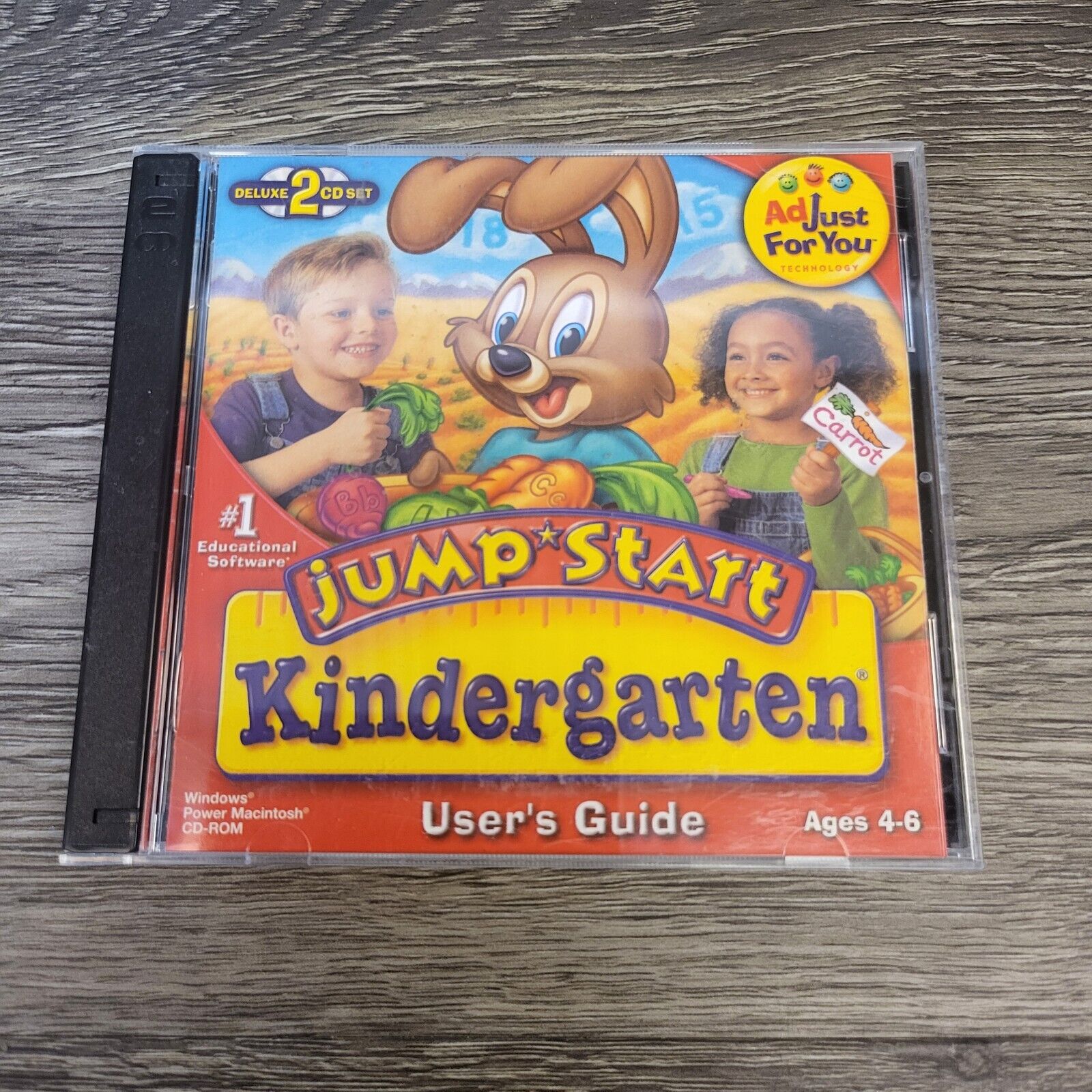 Jump Start Kindergarten CD-ROM Knowledge & Adventure Windows Mac Vtg Learning