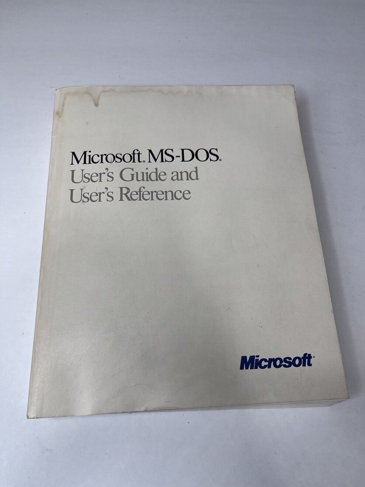 Microsoft MS-DOS User's Guide and User's Reference Version 4.0 Copyright '87-'88