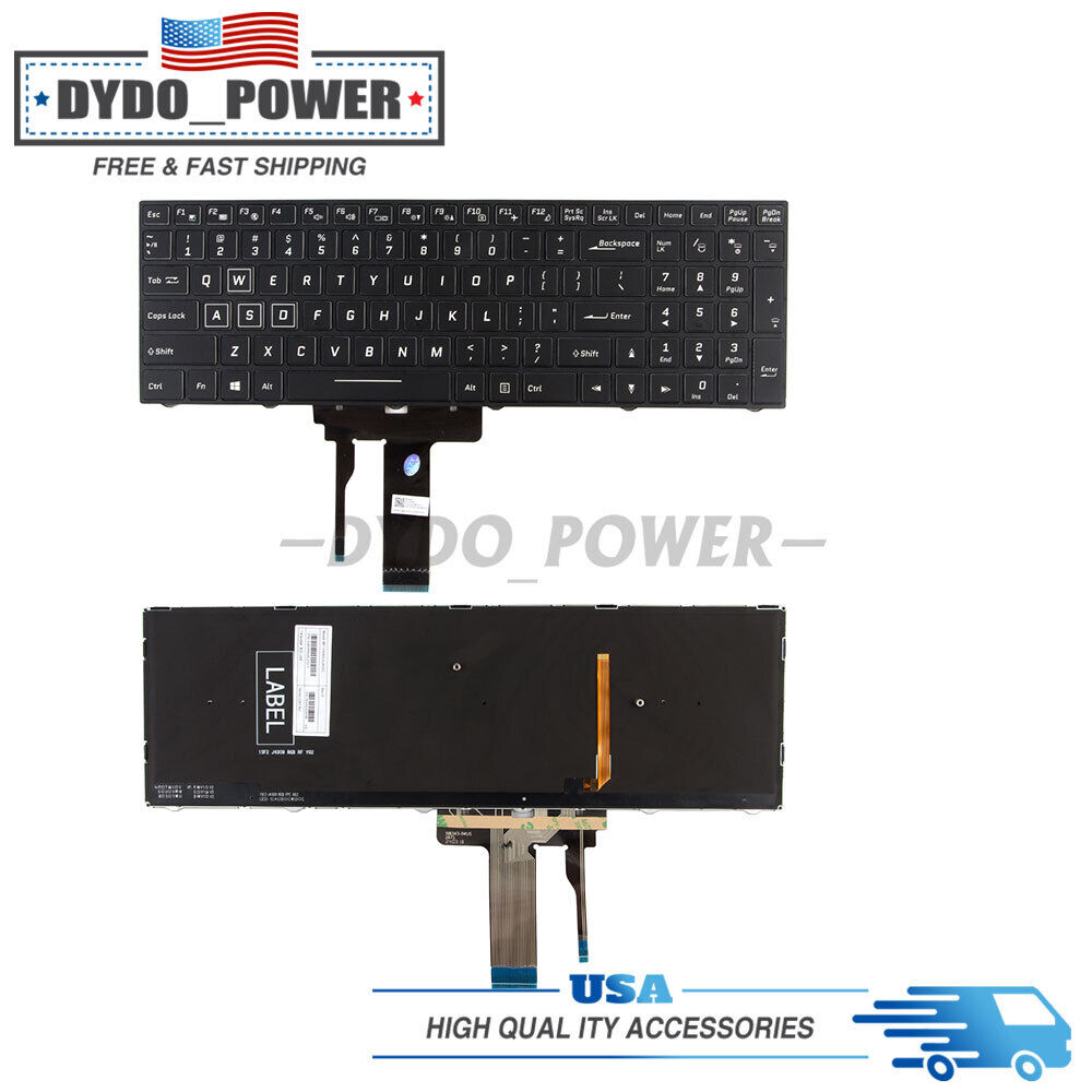 New US  Keyboard Backlit For Clevo P955HR P950ER P950EP6 P950HR P950HP6 P950EP6