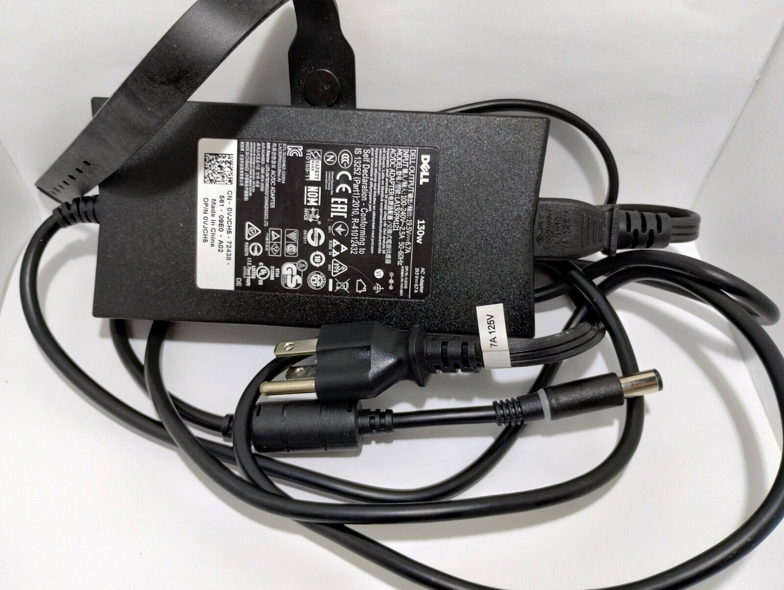 DELL LA130PM121 19.5V 6.7A 130W Genuine OEM AC Power Adapter Charger (NEW) 
