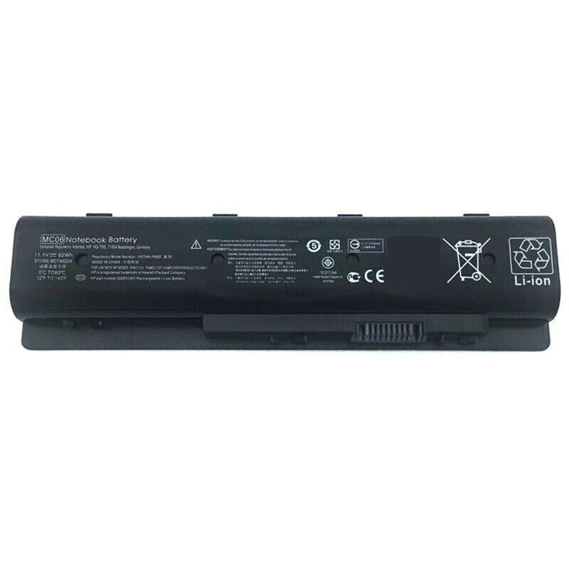 11.1V 62Wh MC06 Battery For HP Envy HSTNN-PB6R HSTNN-PB6L 804073-851 805095-001