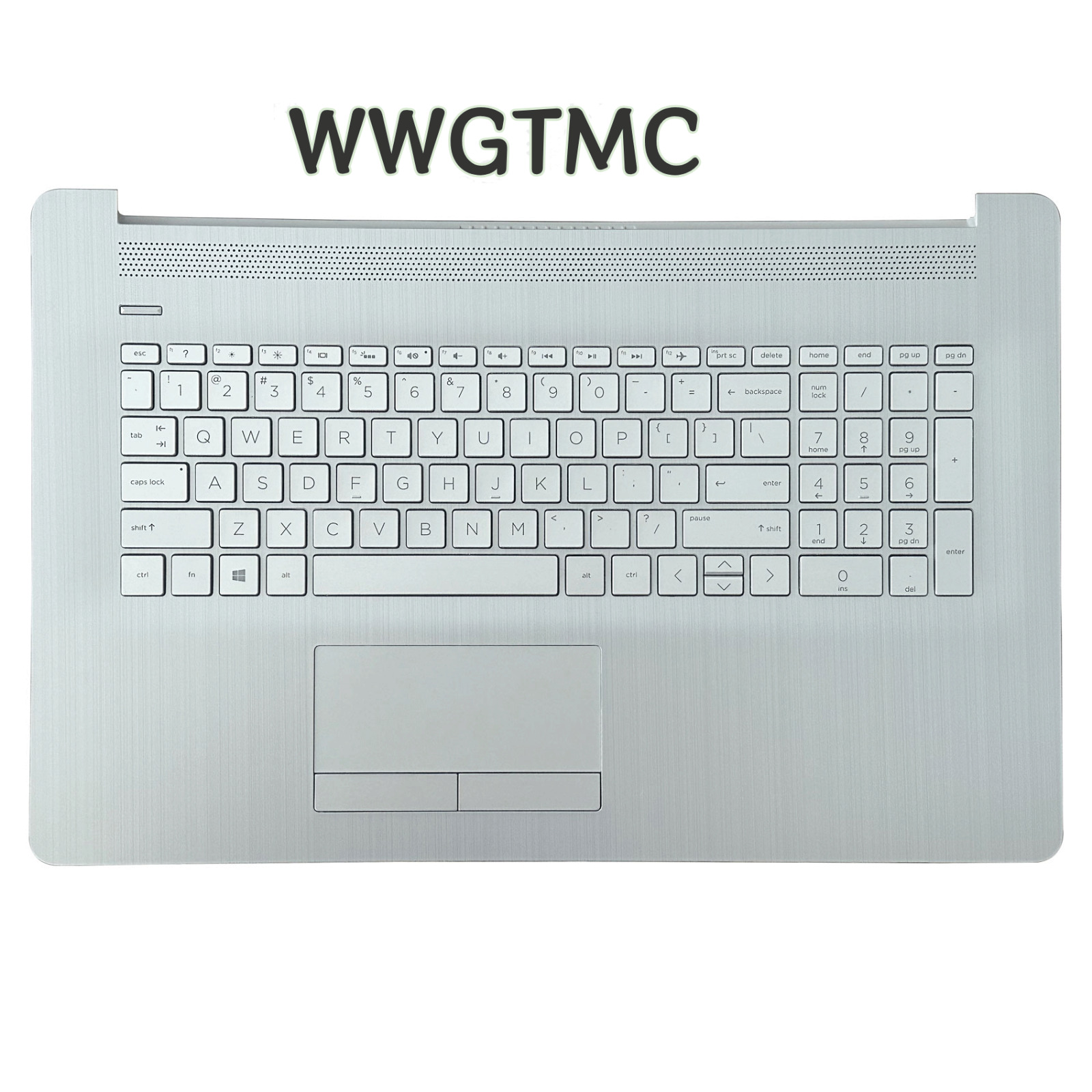 New For HP 17-BY 17-CA Palmrest Backlit Keyboard W/Touchpad L92783-001 Silver