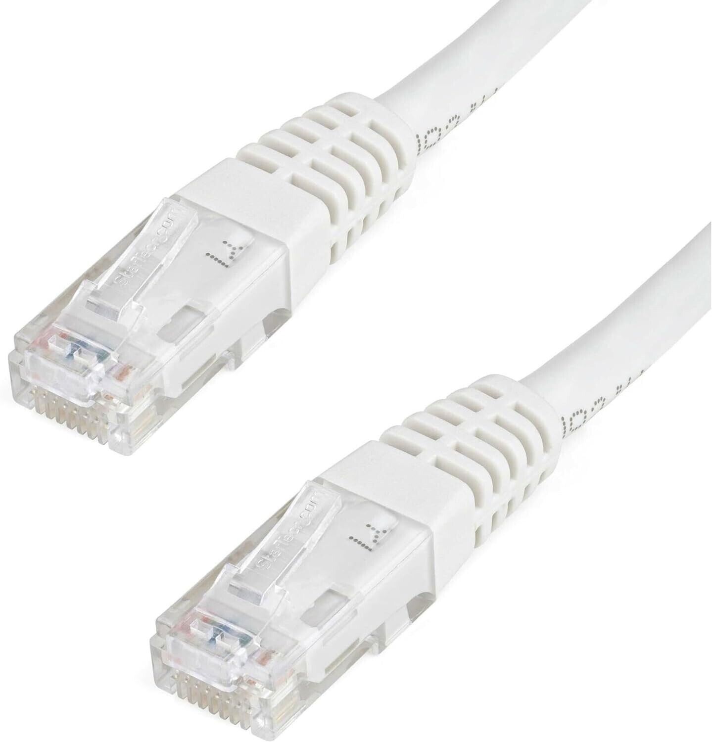 StarTech.com 6ft CAT6 Ethernet Cable - White CAT 6 Gigabit Ethernet Wire -650MHz