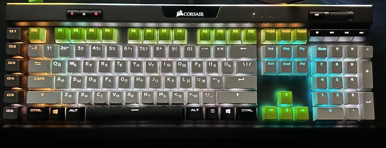 CORSAIR k95 rgb platinum xt Russian Cyrillic RGB Gaming Keyboard Backlit Custom