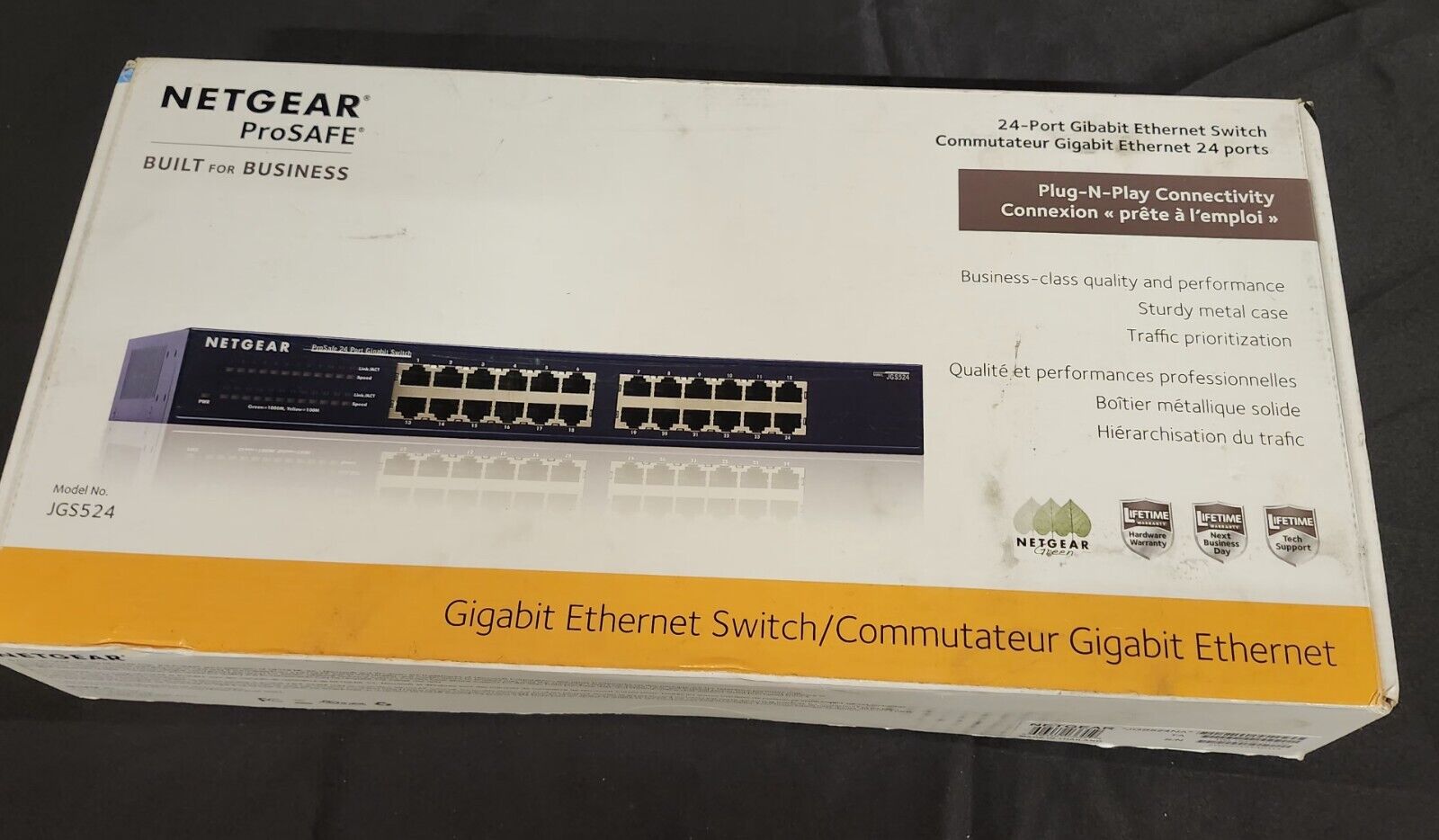 Netgear ProSAFE 24-Port Network Ethernet Switch 10/100/1000